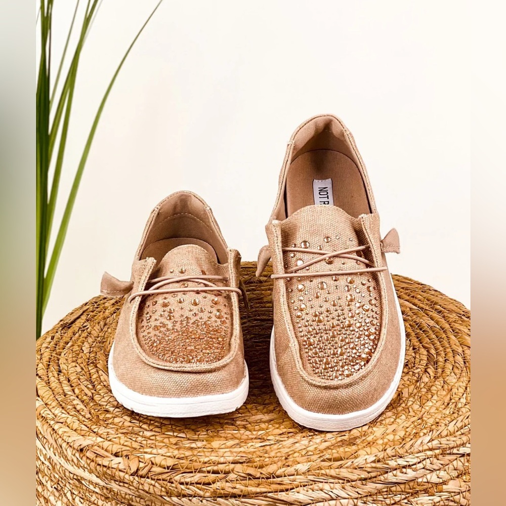 Not Rated Rose Gold Maco Slip-On Sneakers NEW
